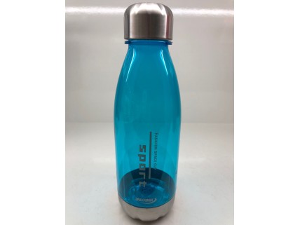 BPA Free Sport Water Bottles 500ml Reusable Tritan Cola Water Bottle Shaped with Stainless Steel Cap Steel Base