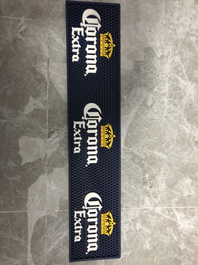 Custom Rubber Bar Drip Mat Bar Runner Mat Bar Mats Runner with Logo