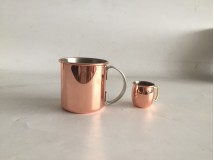 Russian Standard vodka copper mugs  Russian Standard vodka copper mugs