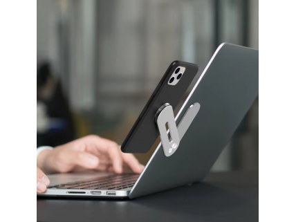 Magnetic Mobile Phone Holder for Laptop Side Magnetic Mobile Phone Holder for Laptop Side