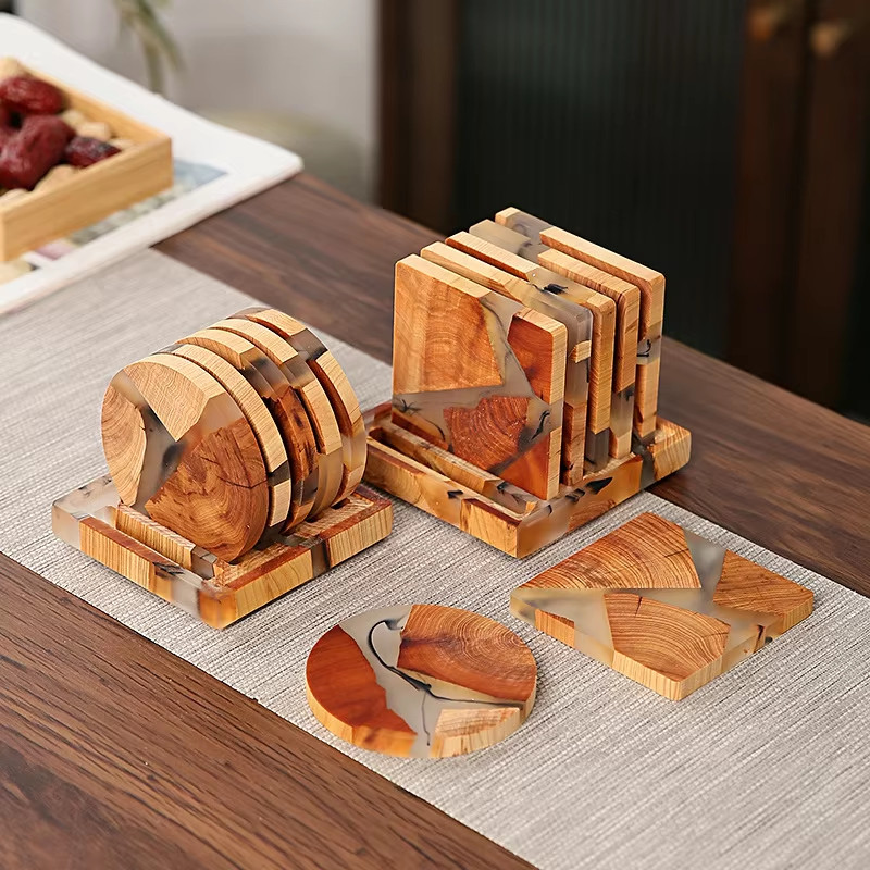Wooden Tea Cup Mat
